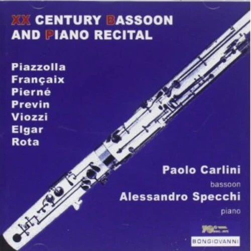 PIERNE / CARLINI / SPECCHI - CONCERTPIECE OP 35 FOR BASSOON & PIANO NEW CD - Picture 1 of 1