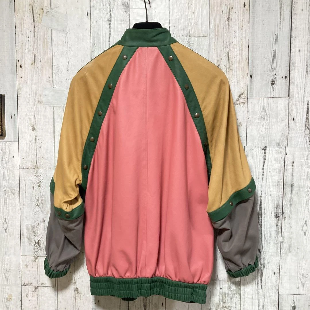 GUCCI giacca pelle 2 vie New York Yankees taglia M uomo