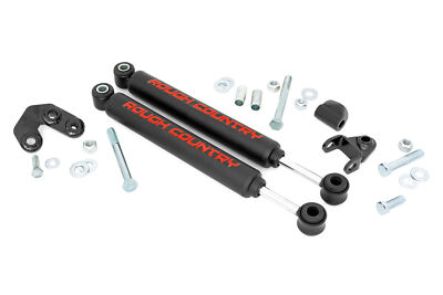 #ad Rough Country Dual Steering Stabilizer for 97 06 Jeep TJ XJ MJ 87308 $109.95