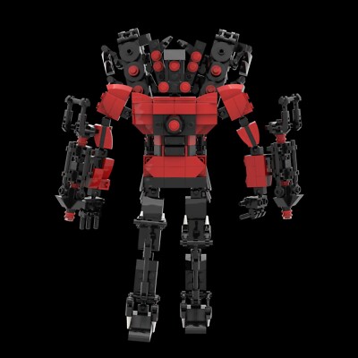 Titan Speaker man Building Blocks Upgraded Version MOC
