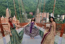 5 Pc Lot Backless Dress Indian Silk Dress Women Bohemian Dress...