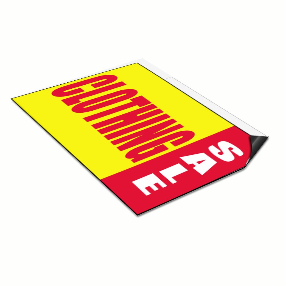 Car Magnet Set of 2 Clothing Sale Promotion Business Industrial Sign