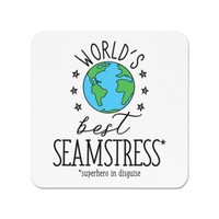World's Best Seamstress KüHlschrankmagnet Favorit Spass Toll NäHen Mutter Lustig