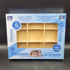 The Expandable Odds 'N Ends Drawer Organizer Wood Fits All Drawers
