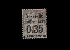 TIMBRE NOSY BE TAXE N°4 NEUF*