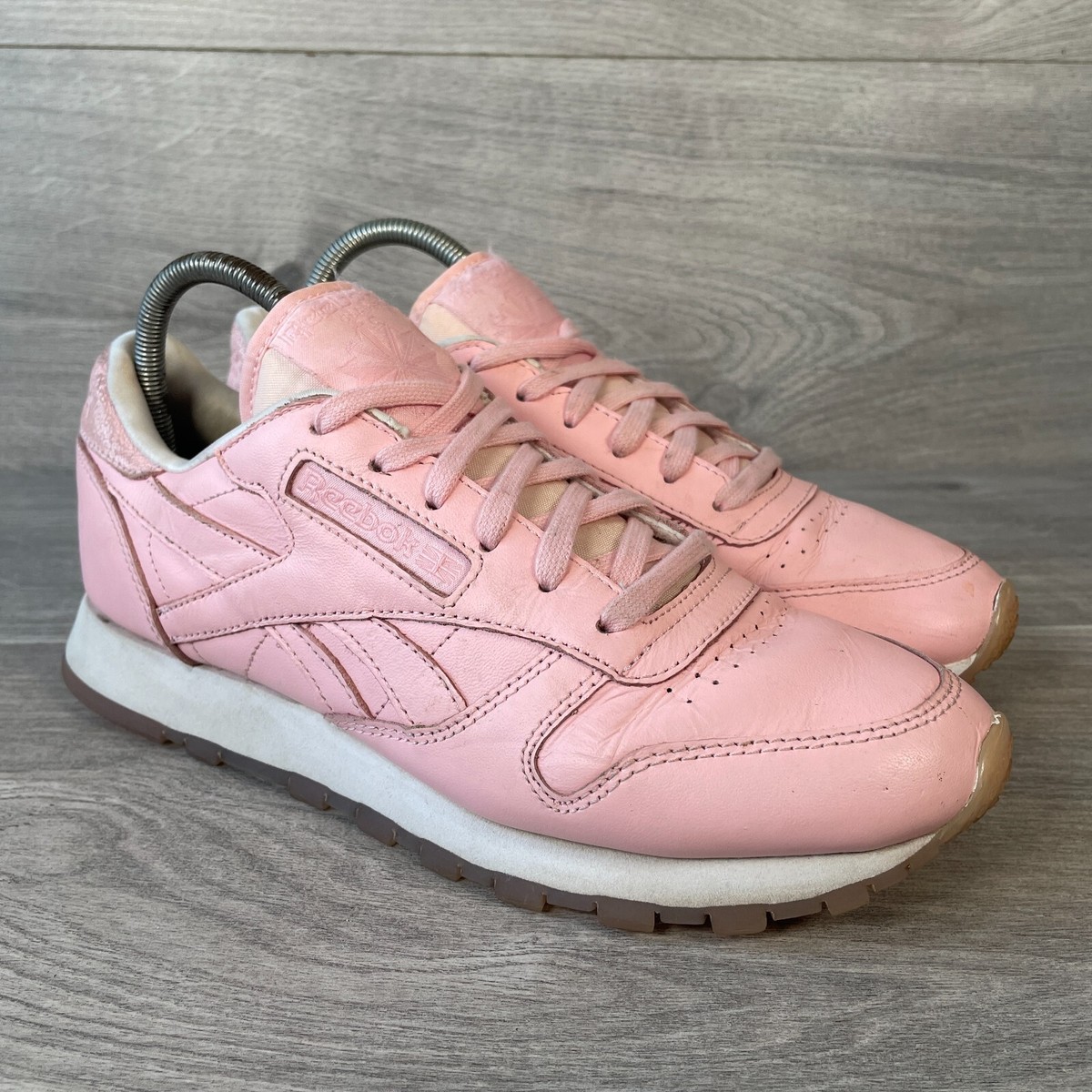 Pink Size Reebok Pastel REEBOK CLASSIC PEACH TRAINERS SIZE UK