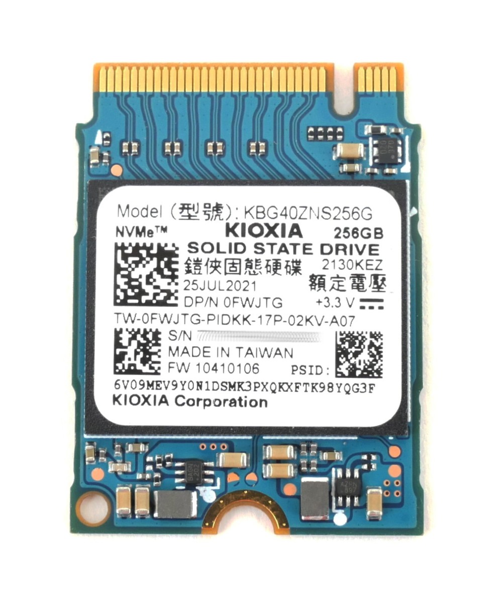 KIOXIA KBG40ZNS256G 256GB NVMe SSD 3枚組 Dell Kioxia 256GB KBG40ZNS256G PCIe NVMe M.2 FWJTG | eBay