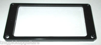Pickup PU Tonabnehmer Humbucker Rahmen flach schwarz 5 mm hoch