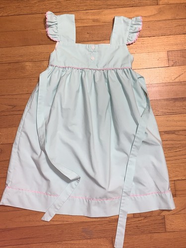 SWEET DREAMS Embroidered Birds Floral Branches Dress Size 6 - Picture 3 of 8