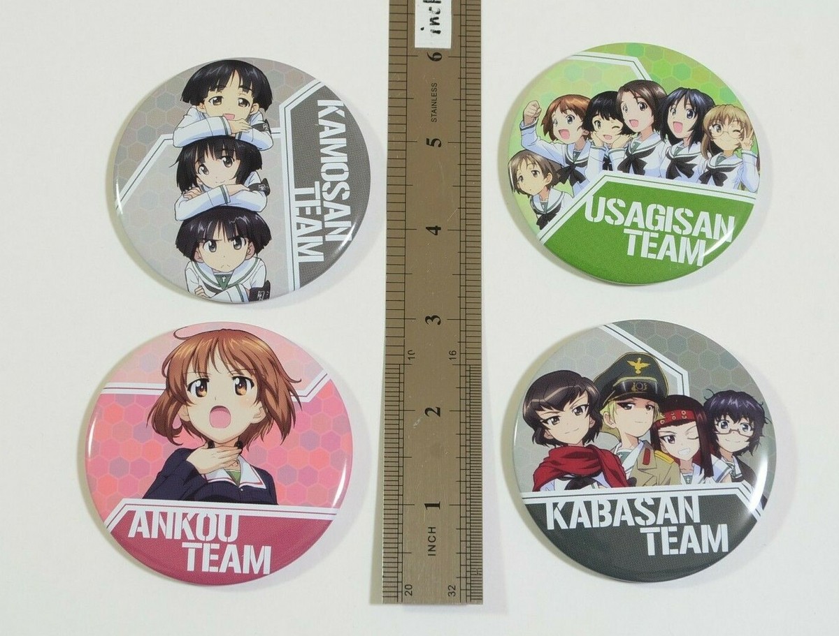 GIRLS und PANZER Set Can Badge Pin button Japan Anime #A748 | eBay