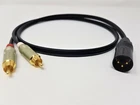 3 Pin XLR to RCA Phono - Naim NAP 250 Mogami 2695 High Definition OFC Cable 1m