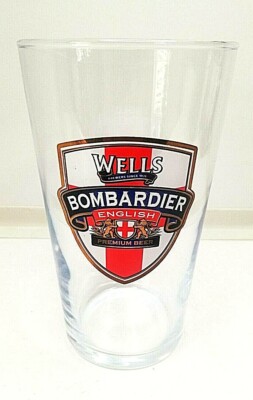 BOMBARDIER BEER GLASS PINT