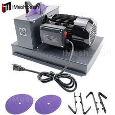 750W 1HP Lawn Mower Blade Sharpener With 9-inch 60-grit Ceramic Grinding Wheel