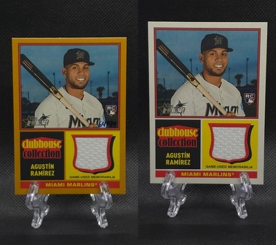 2025 Topps Heritage High  Num Augustin Ramirez RC Relic CCR-AR LOT (2) Gold /99