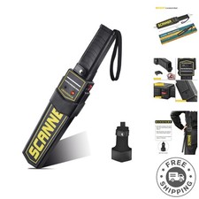 Handheld Security Wand - High-Sensitivity Metal Detector for Events and Airports