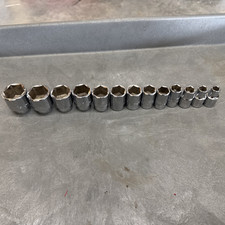 Mac Tools 13 Pc 12 Drive Sae Socket Set - 6-pt 38-1 18 Mac Tools 13 Pc 12 Drive Sae Socket Set - 6-pt 38-1 18