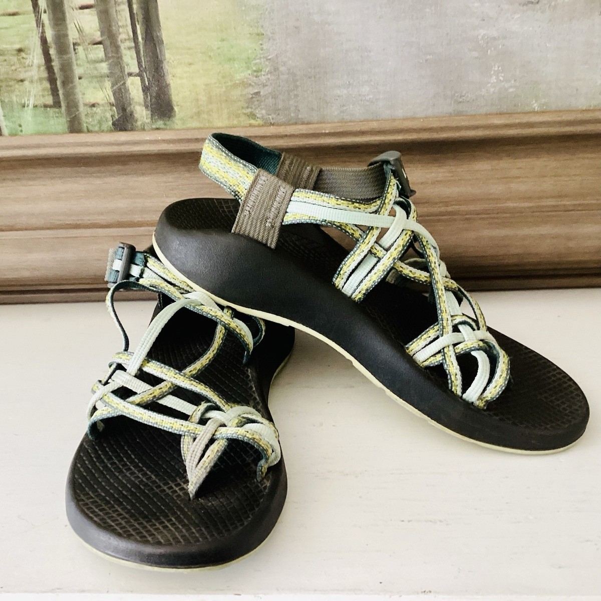 Chaco ZX/3 CLASSIC J105520 Women's 8W Stardust Green ChacoGrip