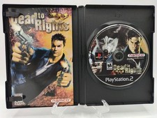 Dead to Rights - (Sony PlayStation 2 PS2, 2002) *CIB w/ Reg Card* VGC* Tested!