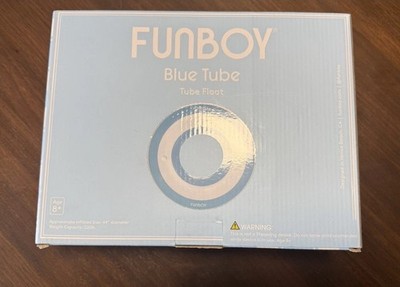 Float Life Funboy Inflatable Tube Pool Float Blue