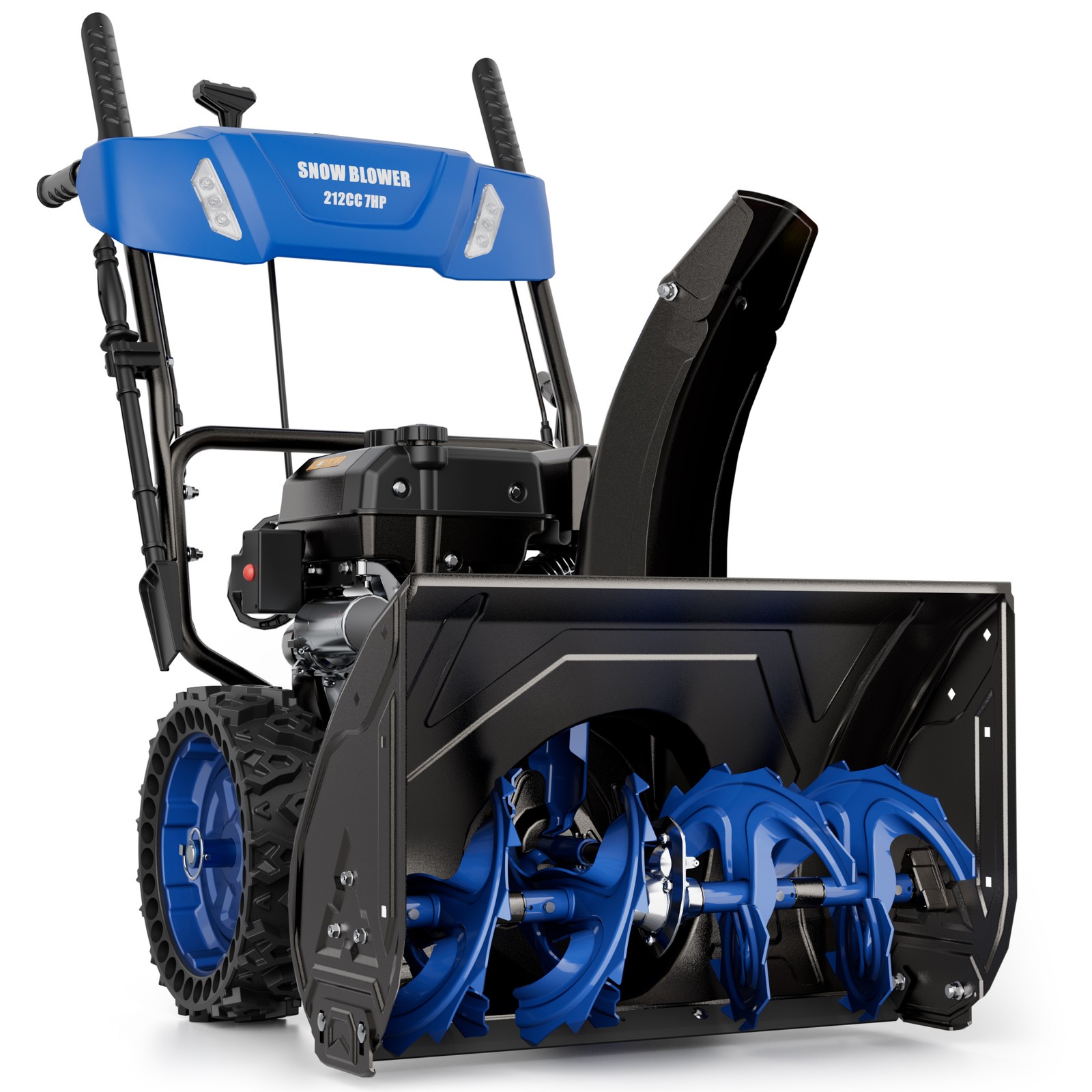 Efurden 24-Inch Gas Snow Blower, 2Stage, Electric Start, 16&Quot; Cleaning Depth, New