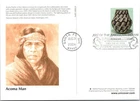 Dr Jim Stamps Fdc Pre Stamped Card Acoma Pot Fleetwood Acoma Man Cachet