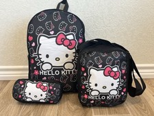 HELLO KITTY KIDS 3 PCS. BACKPACK SET INCLUDES...