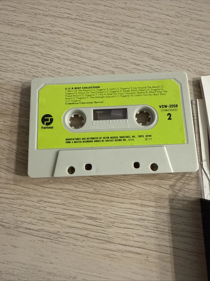 Creedence Clearwater Revival C.C.R. - Perfection Cassette Tape w/Inserts Japan  - Image 4 of 4