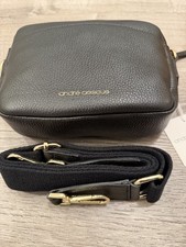 Andre Assous AMELIA BLACK LEATHER CROSSBODY BAG