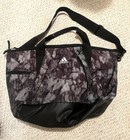 Adidas Crossbody Gym Tote Training Travel Bag Gray Purple Camouflage Tie Dye XL — photo 1