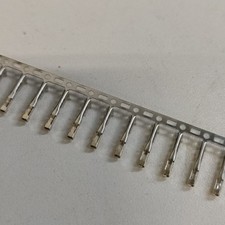 500x TJC8 Crimp Terminals - Gold Plated Contacts - 2.54mm DuPont Crimp Pins