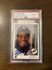 1989 Upper Deck Ken Griffey Jr. Autographed Rookie Card #1, Graded PSA 10
