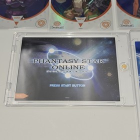 Sega Dreamcast Trading Cards Phantasy Star Online Full Foil Set With TS Card