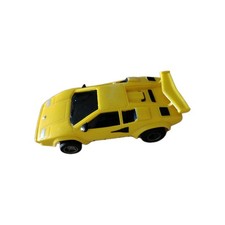 1988 Tyco Lamborghini Countach Yellow Slot Car Untested-Free Shipping