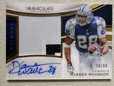2025 Panini Immaculate Collection Darren Woodson Patch/Jersey Autograph /99
