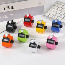 Handheld Tally Counter No Batteries Required 4-Digit Number Counter Easy to Use