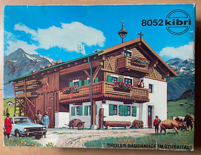 Y66 - HO Scale Kibri - Tiroler Bauernhof - Swiss Farm House Kit #B-8052
