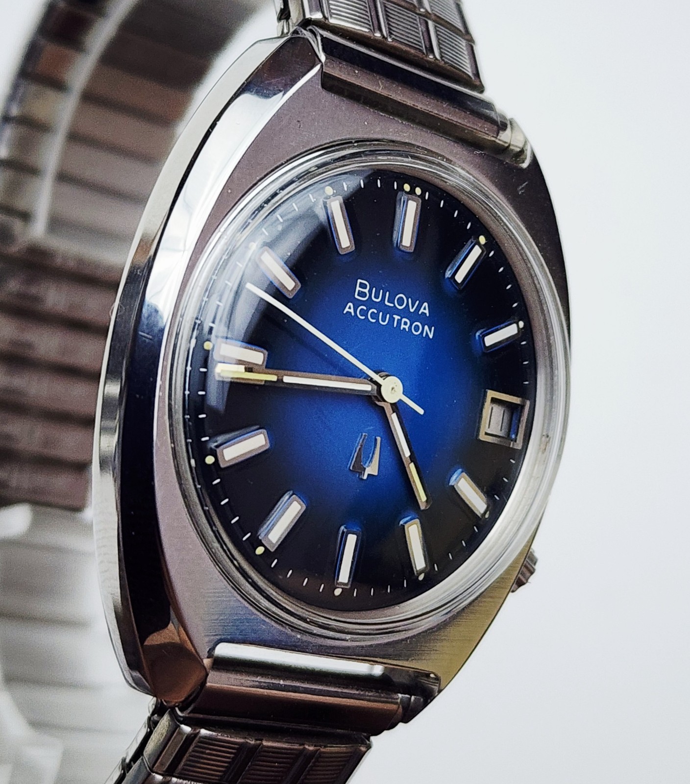 Men's Vintage 1974 TUNING FORK Watch BULOVA ACCUTRON Cal.2181