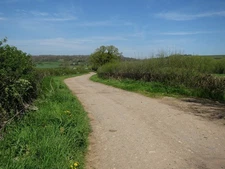 Photo 6x4 Footpath from Hurst Redlands/ST4833  c2017