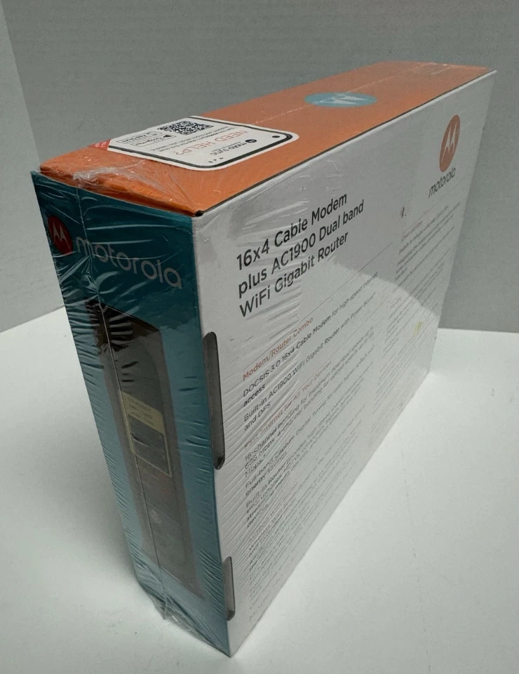 Motorola MG7550 16x4 DOCSIS 3.0 Cable Modem Plus AC1900 WiFi Router - New Sealed - Image 4 of 4