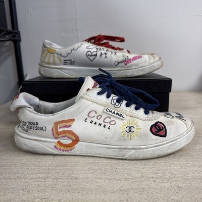 Chanel Sneakers Pharrell White Multi-Colour Size 42
