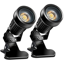 9W Clamp Spotlights Neutral White, 6FT Corded Clip-On Lights with On/Off Swit...