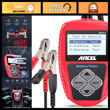Digital Car Battery Tester Alternator Meter 12v Load Analyzer For Truck Rv Digital Car Battery Tester Alternator Meter 12v Load Analyzer For Truck Rv
