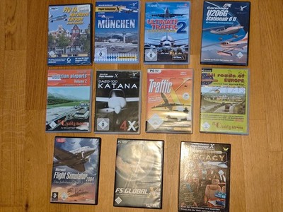 Flight Simulator 2004 + 10 Add-Ons +++ SEHR GUT + SERIENNUMMER + HANDBUCH + OVP