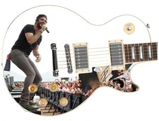 Thomas Rhett Signed Autographed 1/1 Custom Graphics Photo Guitar ACOA