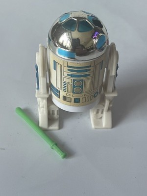 R2-D2 Pop-Up Lightsaber Star Wars Kenner Original 1985 POTF Last 17 Action Figur