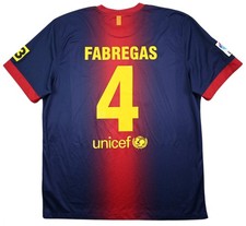 Nike 2012-13 BARCELONA *FABREGAS* SHIRT TRIKOT XL