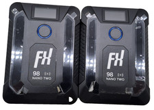 2X FXLion Nano TWO Ultracompact V-Mount Battery 98Wh 