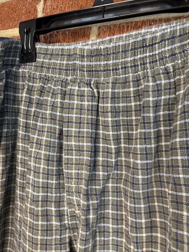 Pantalones de pijama a cuadros verde 18 XXL Arizona para niños Foto 2 de 4