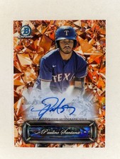 2024 Bowman Chrome Sapphire Edition - Auto Paulino Santana Orange /25 