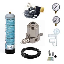 Impianto CO2 Smart 600gr con diffusore, manometri e elettrovalvola